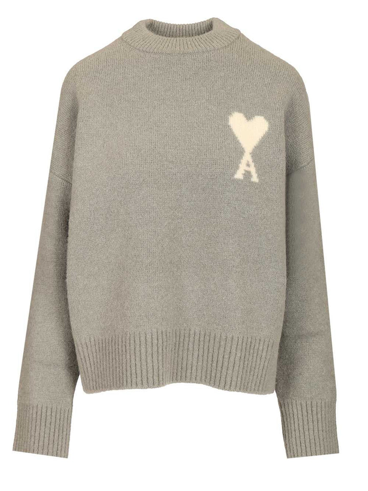 Ami Ami De Coeur Knitwear - Grey | f35bbc985b92eeb736242aa0f08206c9a7013007