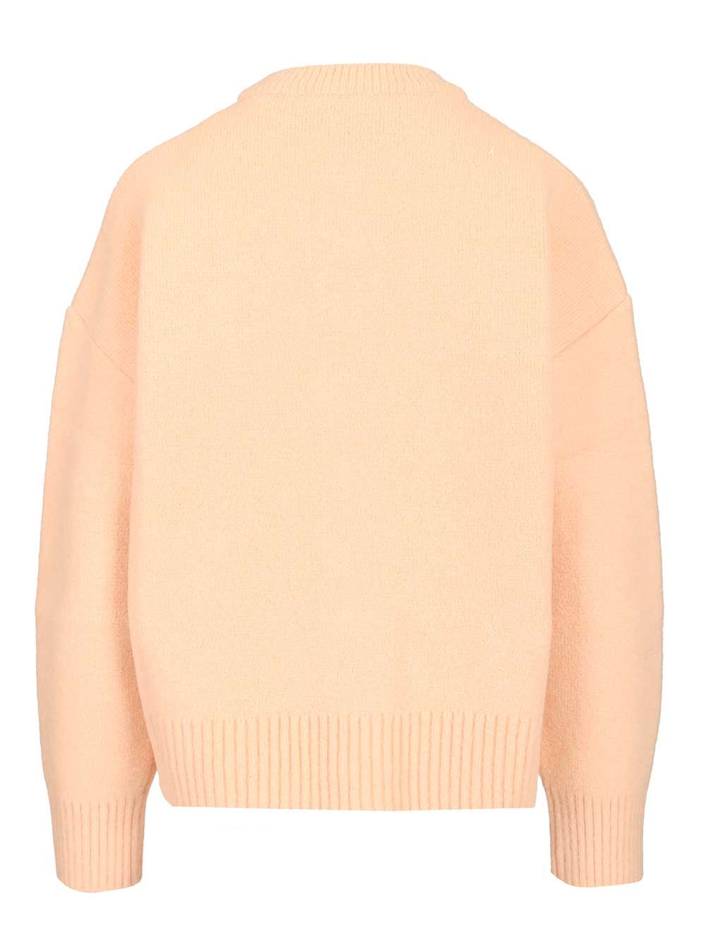 Ami Alpaca Cardigan Knitwear - Beige | 3460db7c296bda28ab8c3b63c994c44976cbcc82