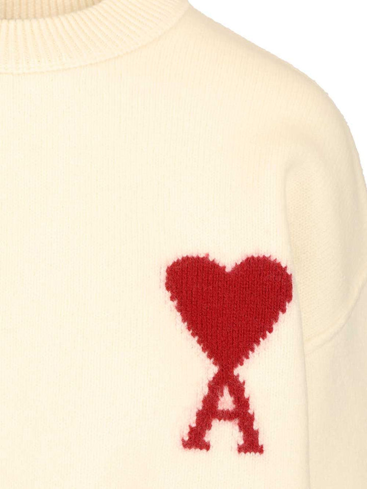 Ami Ami De Coeur Knitwear - Bianco | 728aec986249d27370e422d744d2fbc8649a38ac