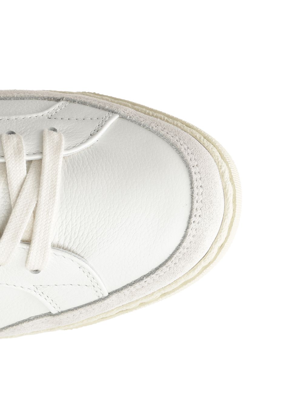 Tom Ford Suede + Grain Leather Low Top Sneakers - Bianco | 5337023e1b6ad6dbeb836ca538f71a9dce6b4da3