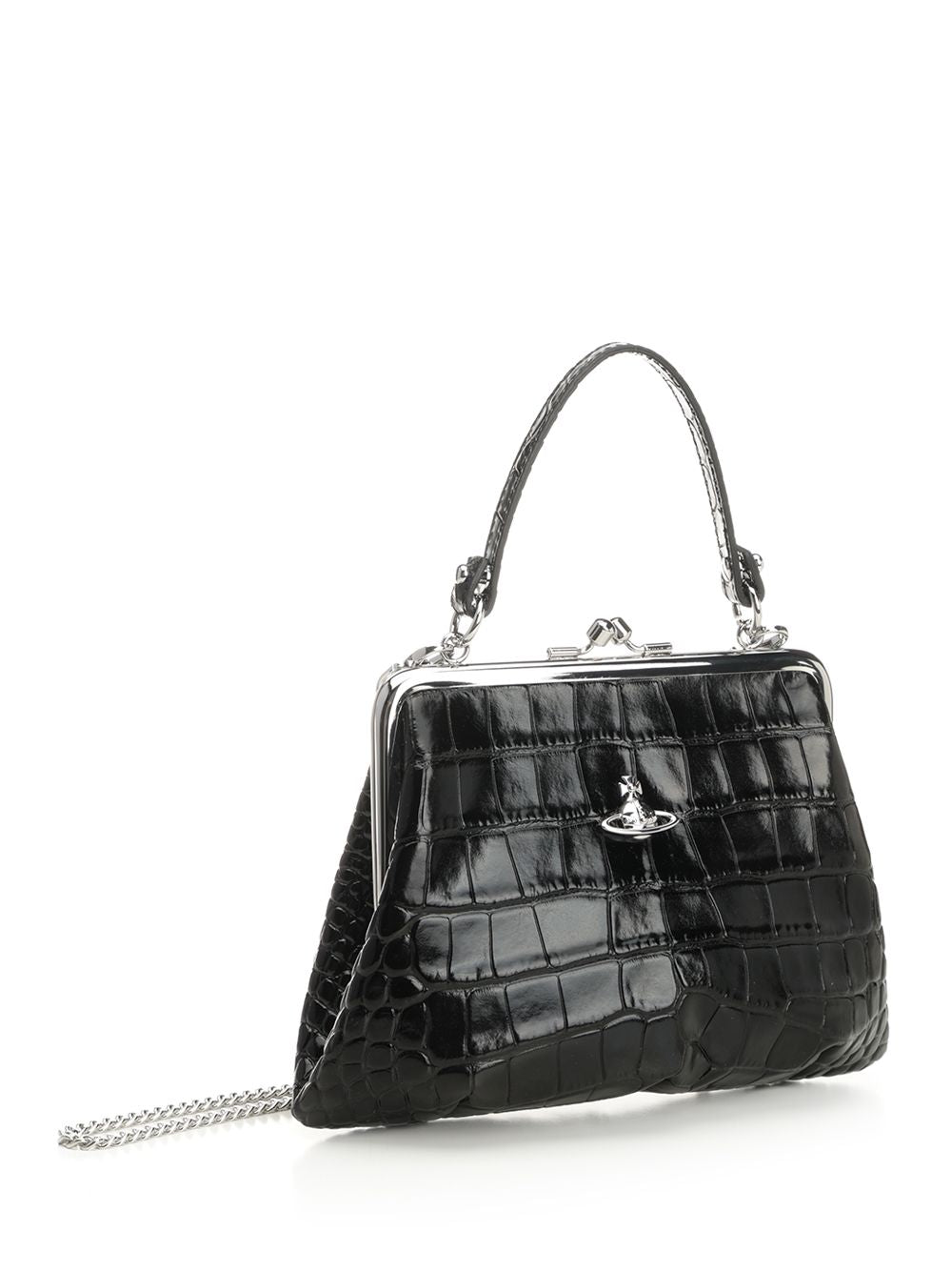 Vivienne Westwood Granny Frame Purse Handbags - Nero | ecb171cf6853aaa5681ddef6c19970a8c80a0b8f