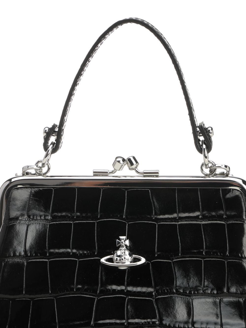 Vivienne Westwood Granny Frame Purse Handbags - Nero | c2e4b5164fc65e38b3b7484f09b4126cd59c82f5