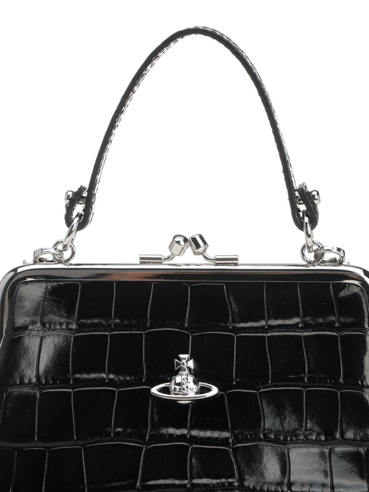 Vivienne Westwood Granny Frame Purse Handbags - Nero | c2e4b5164fc65e38b3b7484f09b4126cd59c82f5