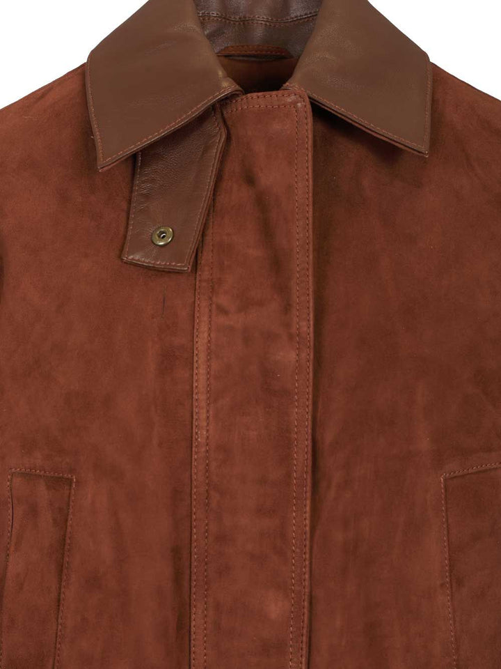 Arma Elsa Lamb Suede Giacche - Marrone | 25ababbf278a35ea232497cb27b277656d599ffc