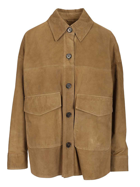 Kaylee Lamb Suede Giacche Verde