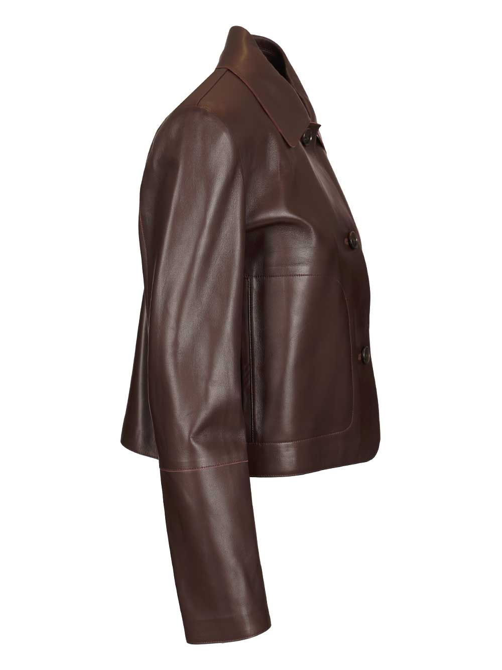 Arma Emy Lamb Butter Giacche - Bordeaux | 21adbd9e9dcd121b9a36b98c85d79406b1fb638e