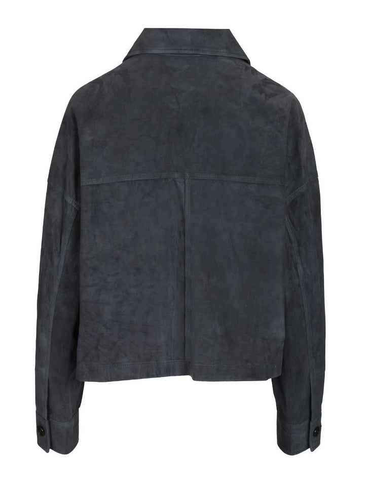 Arma Miri Lamb Suede Giacche - Blu | 27bc2d0947c2b559376b29a42c0609119d3dd120