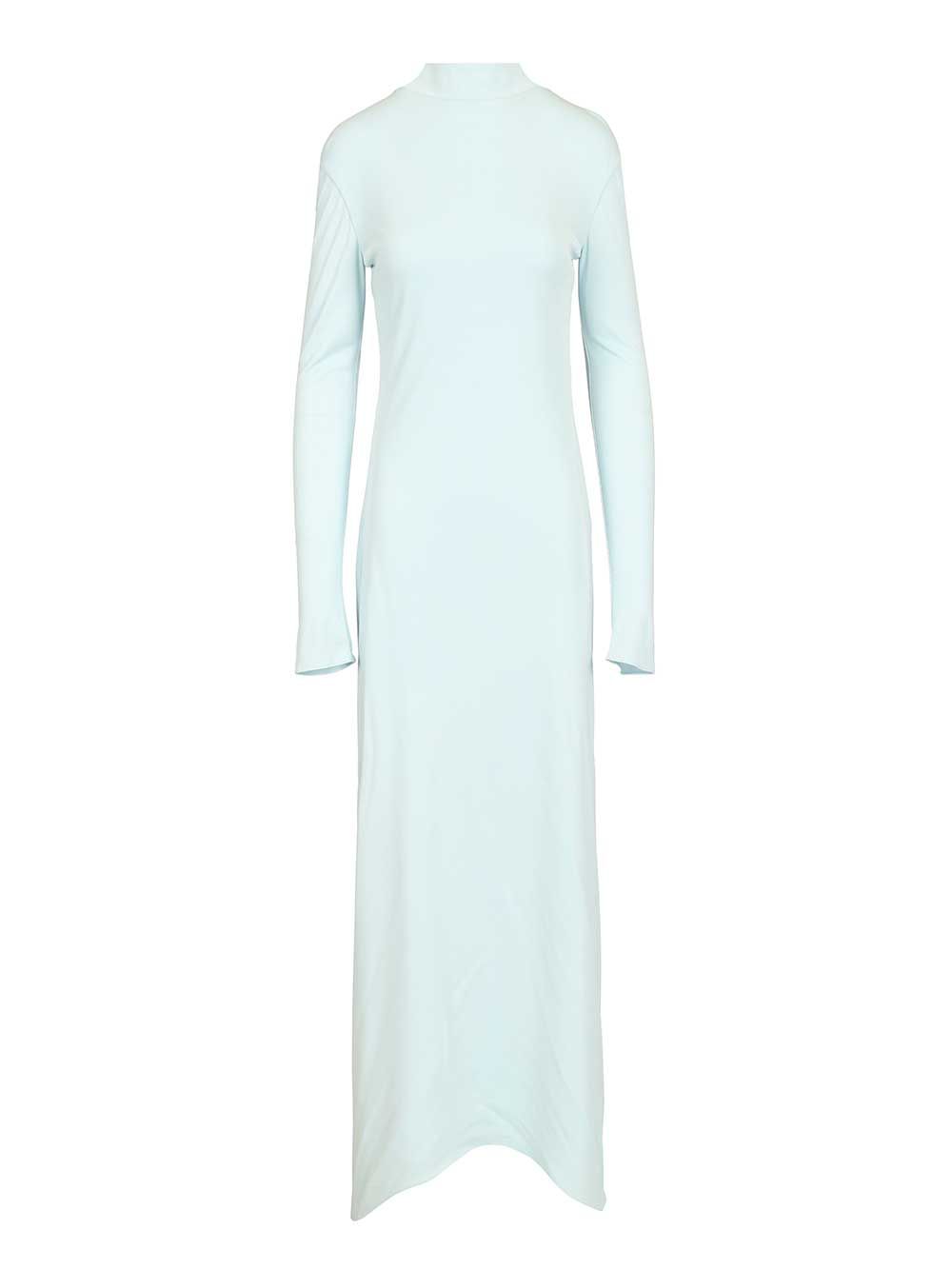 Tom Ford Backless Dress In Crepe Jersey Abiti - Light blue | 2cff8650f3b268ffc65a4b8c98ef4a96b22bbda9