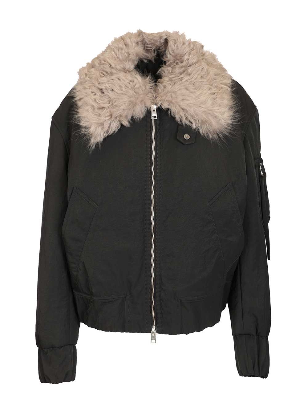 Ami Padded Bomber Jacket Giacche - Bianco | 553992010d775da6fe9f0b0f2608ffd90895a050