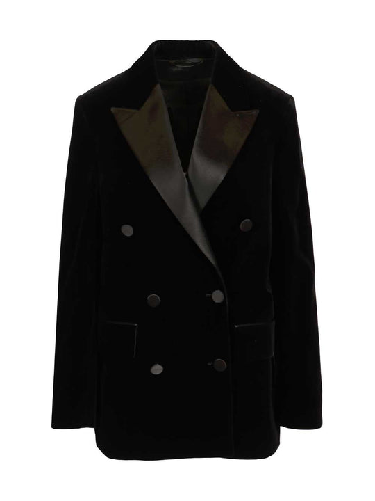 Double-Breasted Jacket Giacche Nero
