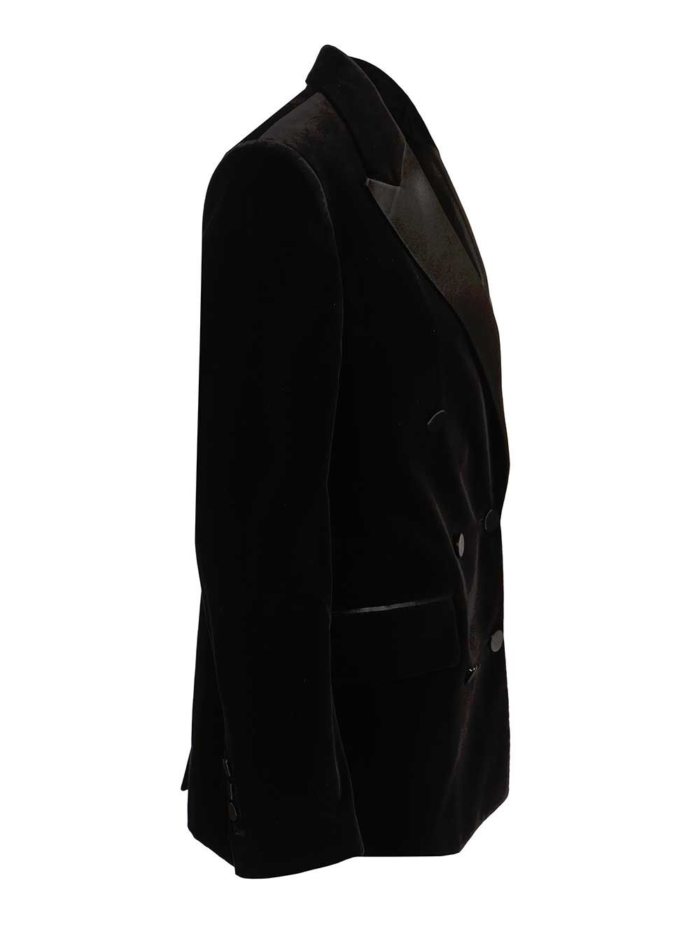 Golden Goose Deluxe Brand Double-Breasted Jacket Giacche - Nero | 8243e8593fc004d9429018ff18b1215a86b77460