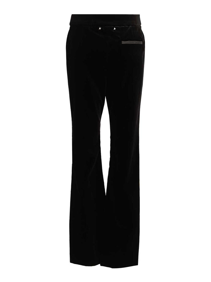 Golden Goose Deluxe Brand Slim Flared Trousers - Nero | 8fbeb0f27125cf9421a089525699044f5c32bcbb