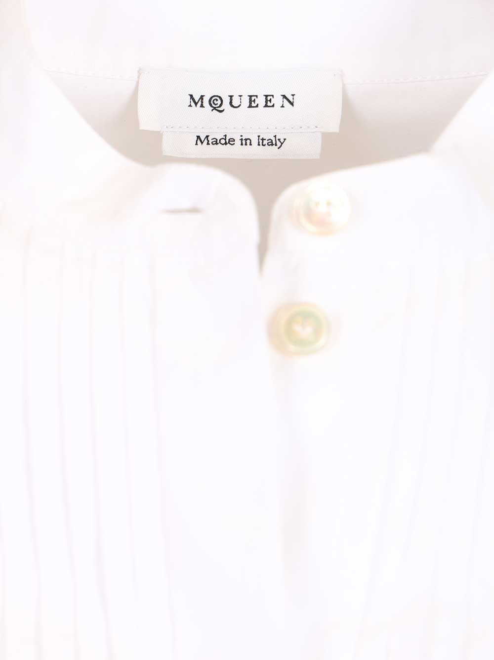 Mcqueen Ruffled Shirt Shirts - Bianco | 2b9275337761afab8d8556095c4fe6265c5c8a7a