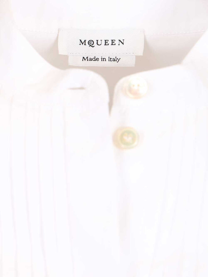 Mcqueen Ruffled Shirt Shirts - Bianco | 2b9275337761afab8d8556095c4fe6265c5c8a7a