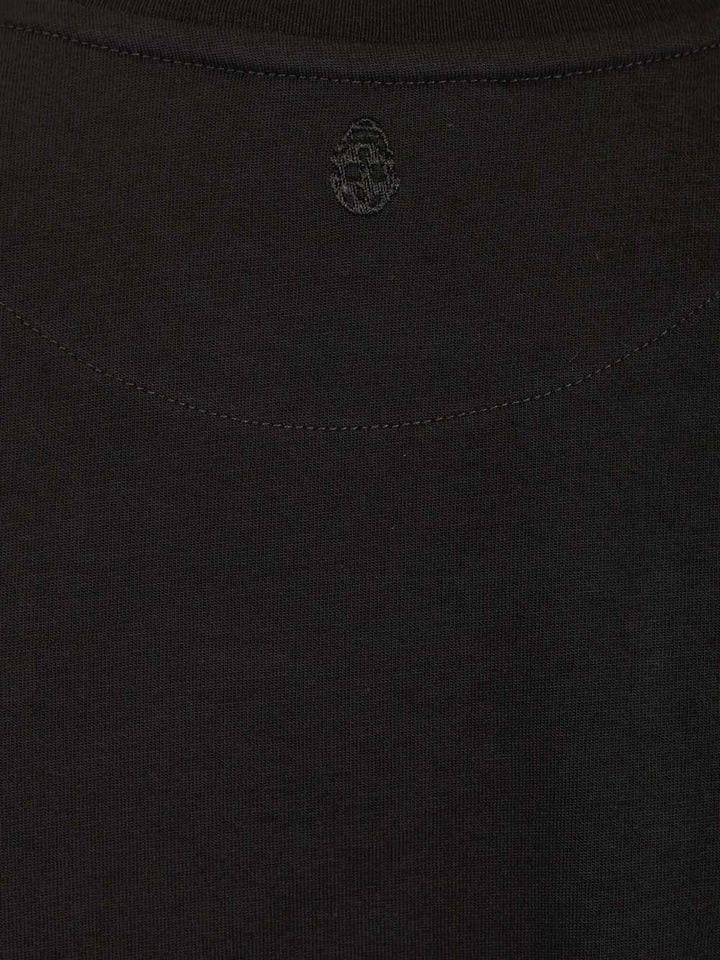 Mcqueen Cotton  With Lace T-Shirt - Nero | 8022fb3252520afee7b9e2721b86cca7e1ae4b35