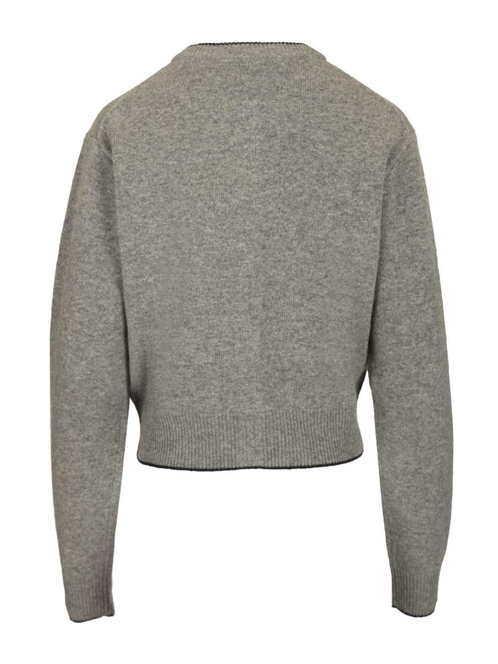Chloe' Cashmere Blend Cardigan Knitwear - Grey | b4a74d3478a6721fcb9aff2bb59c2365938d5c49