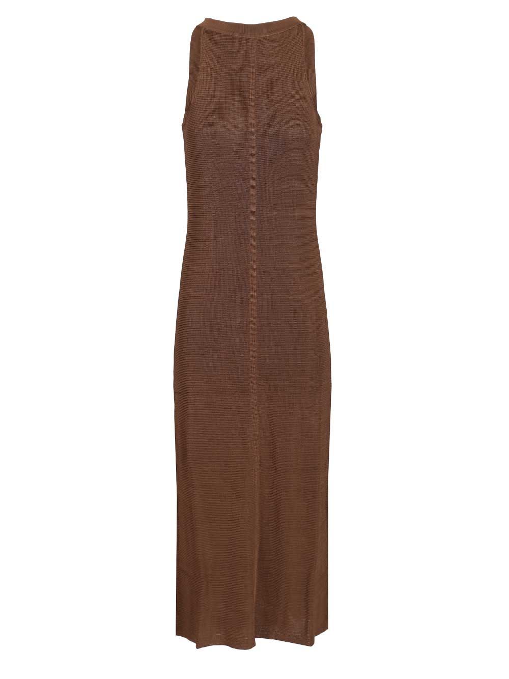Loulou De Saison Pablo 01 Maxi Dress Abiti - Marrone | b2ac8a76f9ccb39c318fd03ee218e2e6b678a3e1