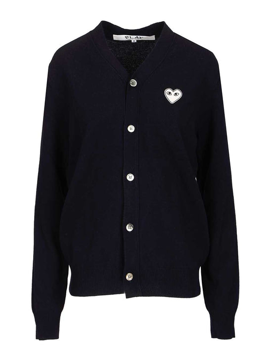 Wool Cardigan Knitwear Blu