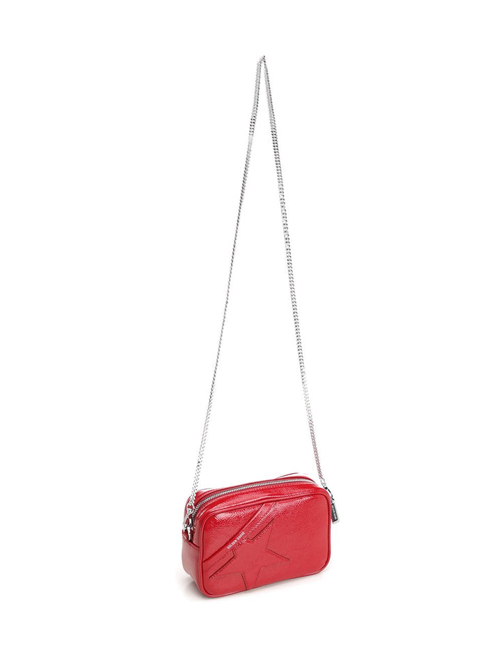Golden Goose Deluxe Brand Mini Star Bag Naplack Leather Body And Star Crossbody Bags - Rosso | 4a97642478bb11755a05718ab9fbf04594d9693c