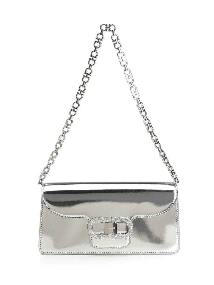 Ferragamo Mini Bag Shoulder Bags - Silver | 6d69bde1245c0227e72dfc7b03fed4ed94bc8b89