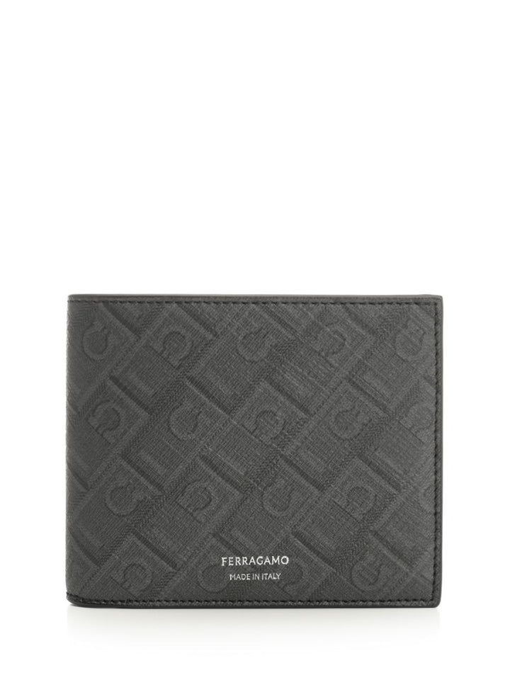 Ferragamo Ferragamo Monogram Wallets - Grey | 2c609c45af297019179aa3a65d871534170d5613