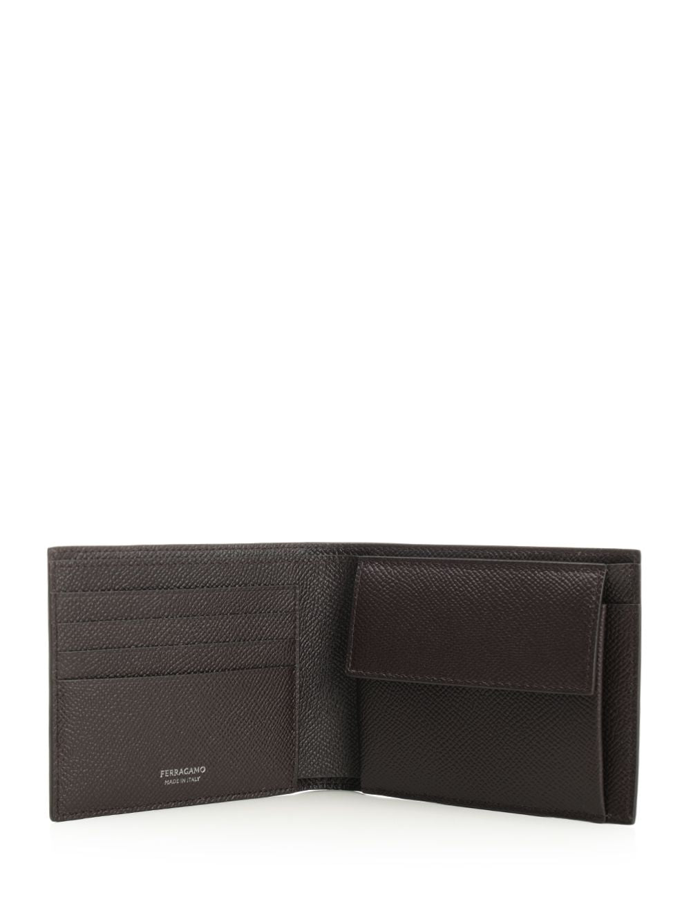 Ferragamo Leather Wallet Micro Gancio Wallets - Marrone | ac20d5ab44ec5b76b1d3dd904aaa9a5a17ad74b5