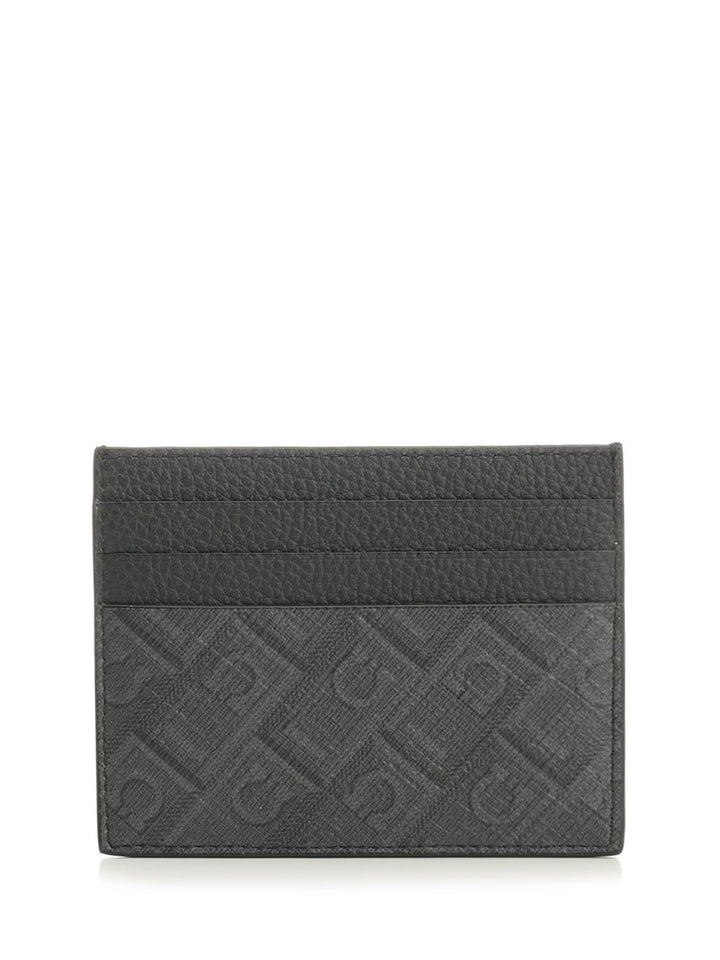 Ferragamo Monogram Card Holder Wallets - Grey | 7c2a422e000c6a28feff423022c4a69d28f5c1bc