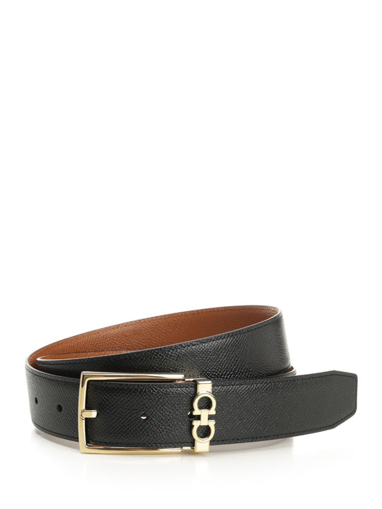 Double Adjus Belt Cinture Marrone