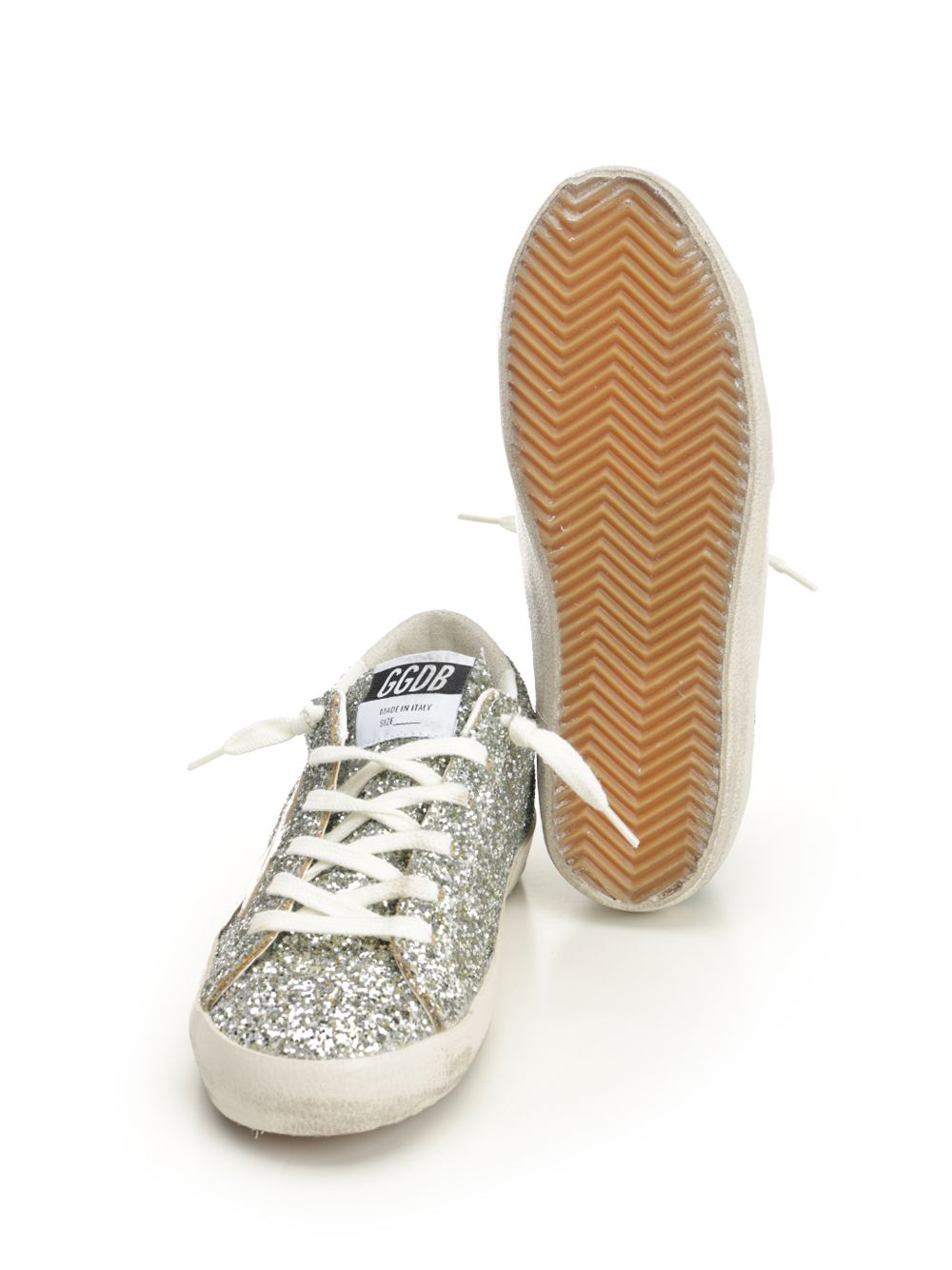 Golden Goose Deluxe Brand Super-Star Sneakers - Silver | 7a4be3e1be903177853e52406ca8f2d285ed60c6