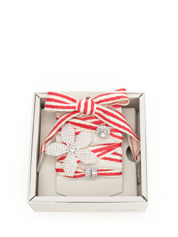Cinta de cordones Beauty Roja