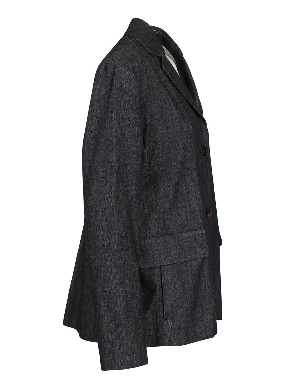 'S Max Mara Leone Single Breasted Denim Jacket Giacche - Blu | 98dc5d87aad55becefb99e0f8cd5e7822f7e819c