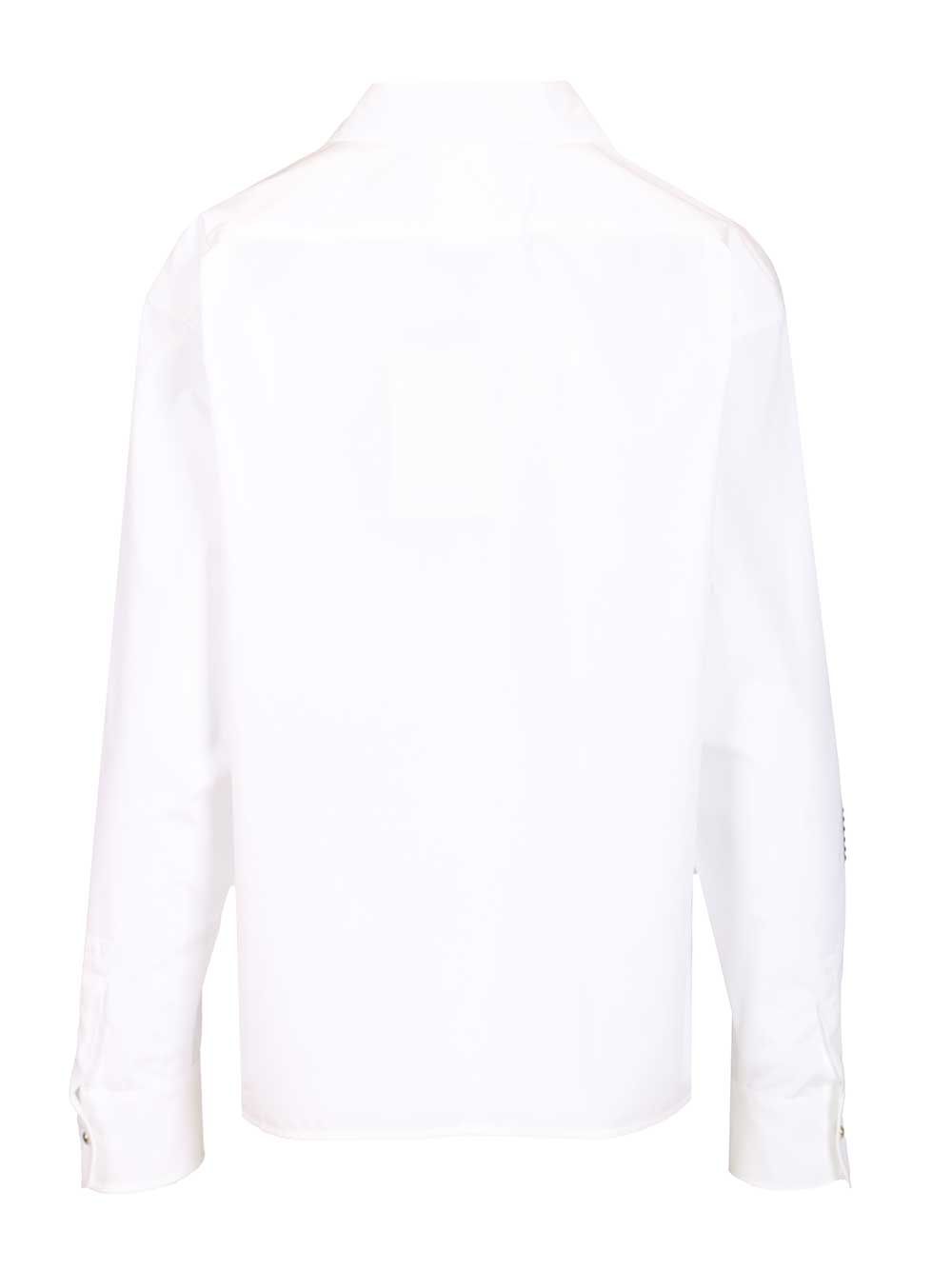Max Mara Embroidered Poplin Shirt Shirts - Bianco | d19829e81aeb98c22fa7fc9dcadcef208bc053a3