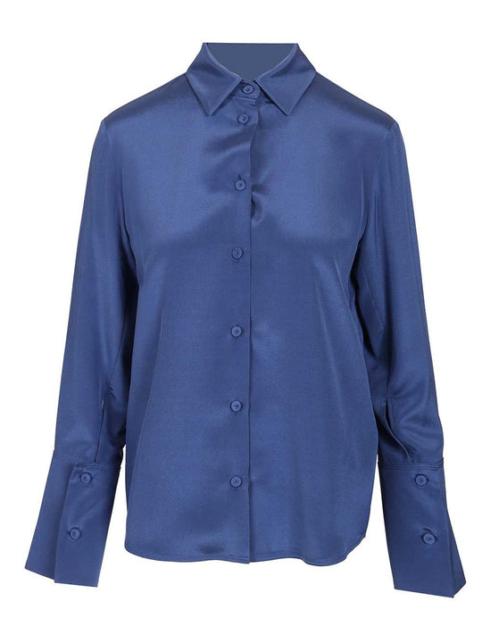 Oversized Shirt Voliera Shirts Blu
