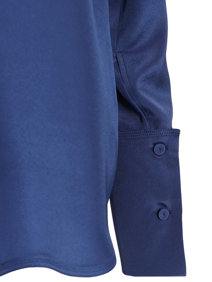 Max Mara Oversized Shirt Voliera Shirts - Blu | 4a3d304c99abbcaee999dc7dcf2ea30b80bfd2fe