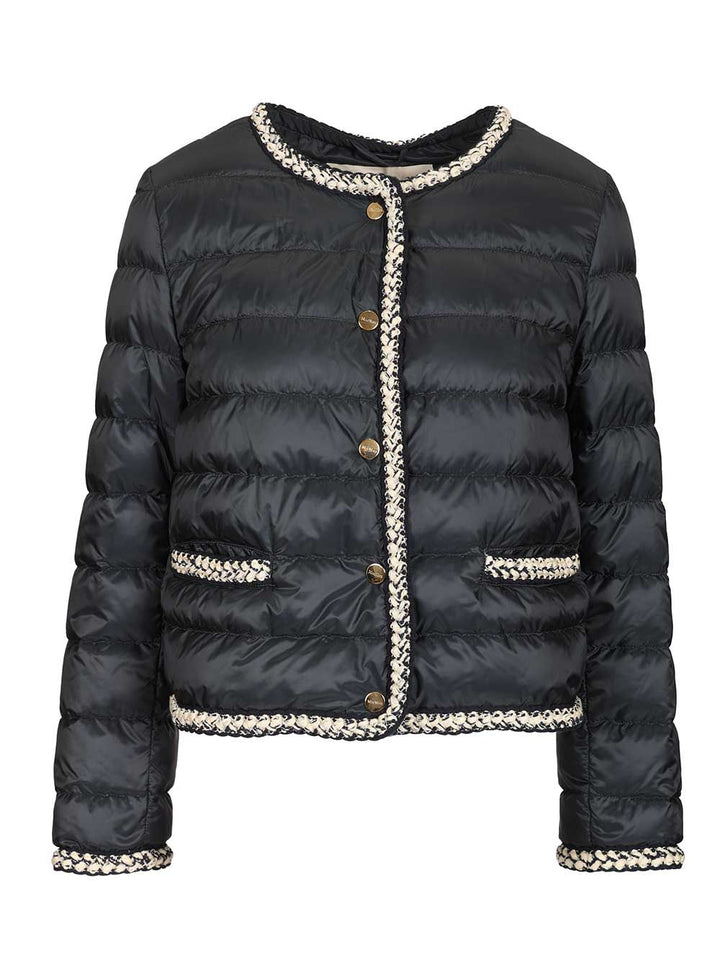 Max Mara The Cube Chloe Embroidered Quilted Chanel Jacket Giacche - Blu | 3c34183c9291c78ae92f3275e403ea67c125c464