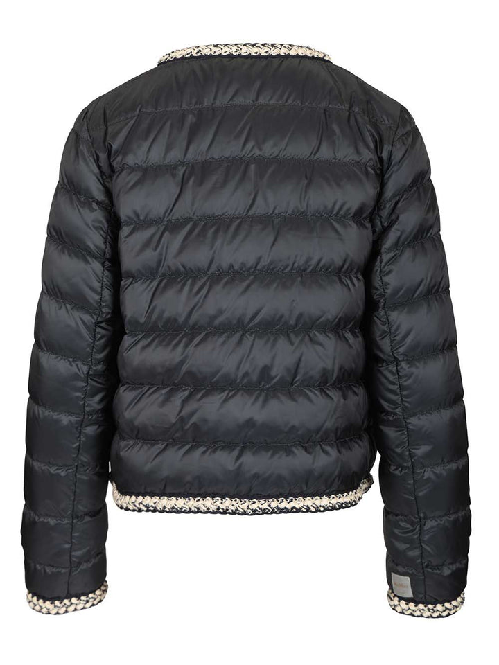 Max Mara The Cube Chloe Embroidered Quilted Chanel Jacket Giacche - Blu | 6e1227930ac7cbbea2f68aeacbeee054643bc4c2