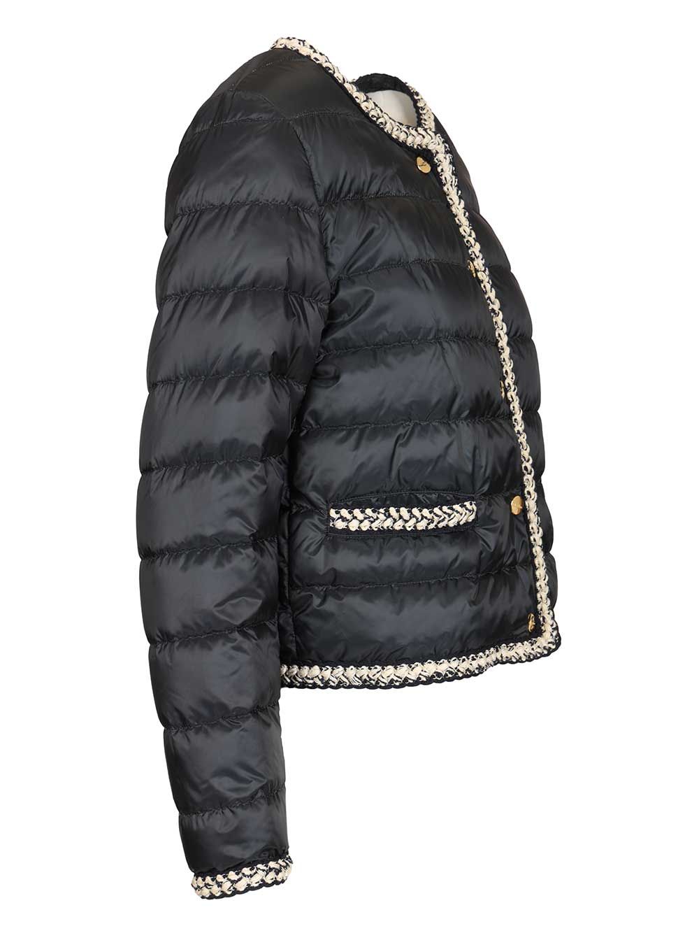 Max Mara The Cube Chloe Embroidered Quilted Chanel Jacket Giacche - Blu | 178ac6c8a123ca52bc26c0ab184aae5af4ef68f8