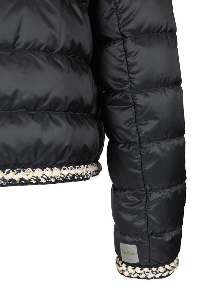 Max Mara The Cube Chloe Embroidered Quilted Chanel Jacket Giacche - Blu | 34543ba4980a16444421316aef4f5dd53a42778f