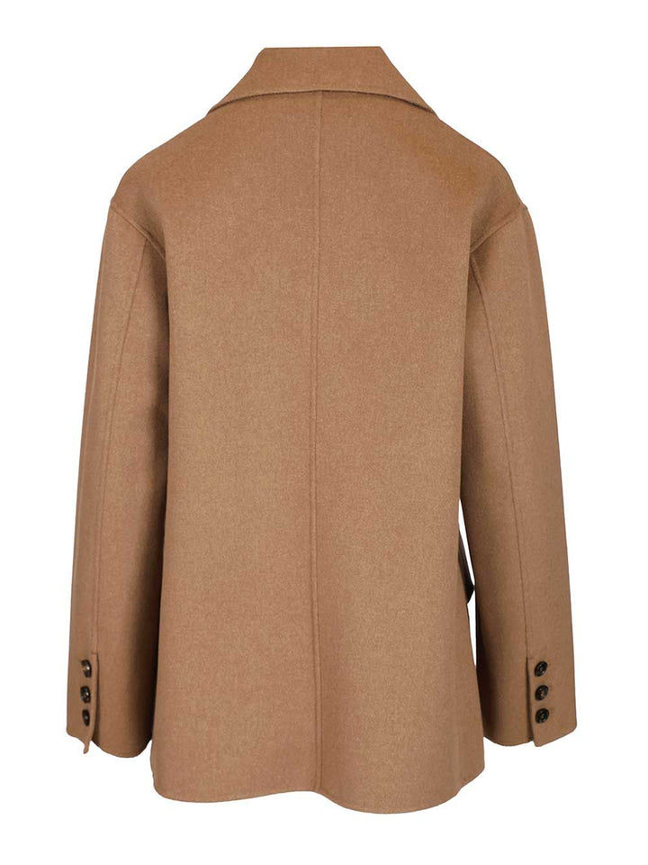 'S Max Mara Elfi Single Breasted Wool Jacket Giacche - Beige | 3cd9a57ed30f0fcb44a008eb2837e1f2a9788853