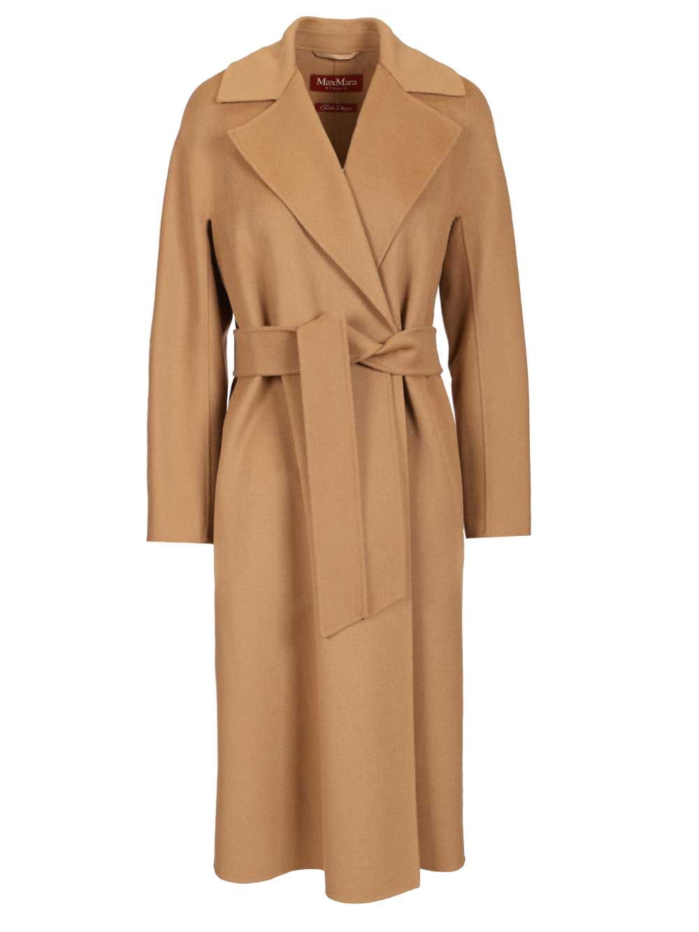 Max Mara Studio Dressing Gown Coat Coats - Beige | a72e81bc280fedfd01b569c9a04140aa4a4c9d69