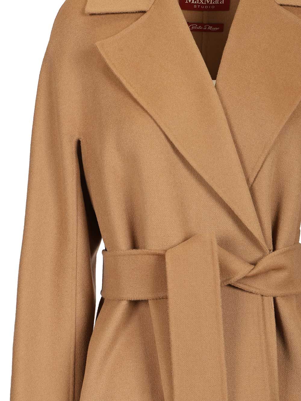 Max Mara Studio Dressing Gown Coat Coats - Beige | 0a3d505c508359143682fb1cdf47dc1e5cf8212f