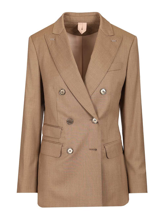 Cupola Double Breasted Tailoring Blazer Giacche Marrone