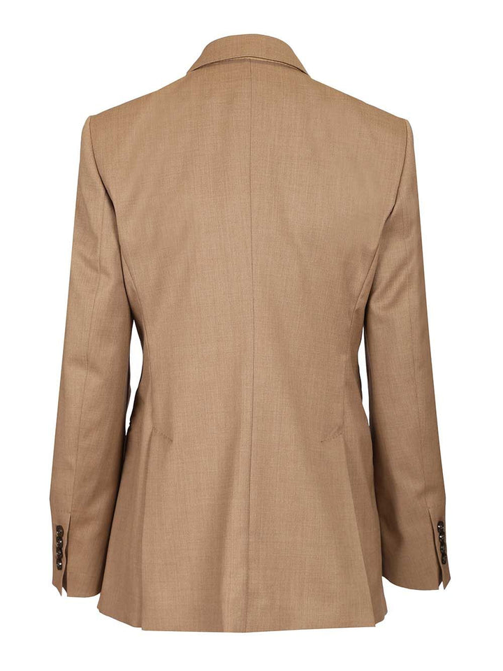 Max Mara Cupola Double Breasted Tailoring Blazer Giacche - Marrone | cd27cafd02de209e1bc07c97cdd7d7d9b63c8e9f