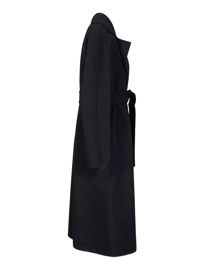 Max Mara Studio Dressing Gown Coat Coats - Blu | b5891fd9f8d607d7bcb05212d143d2a4fc50e969