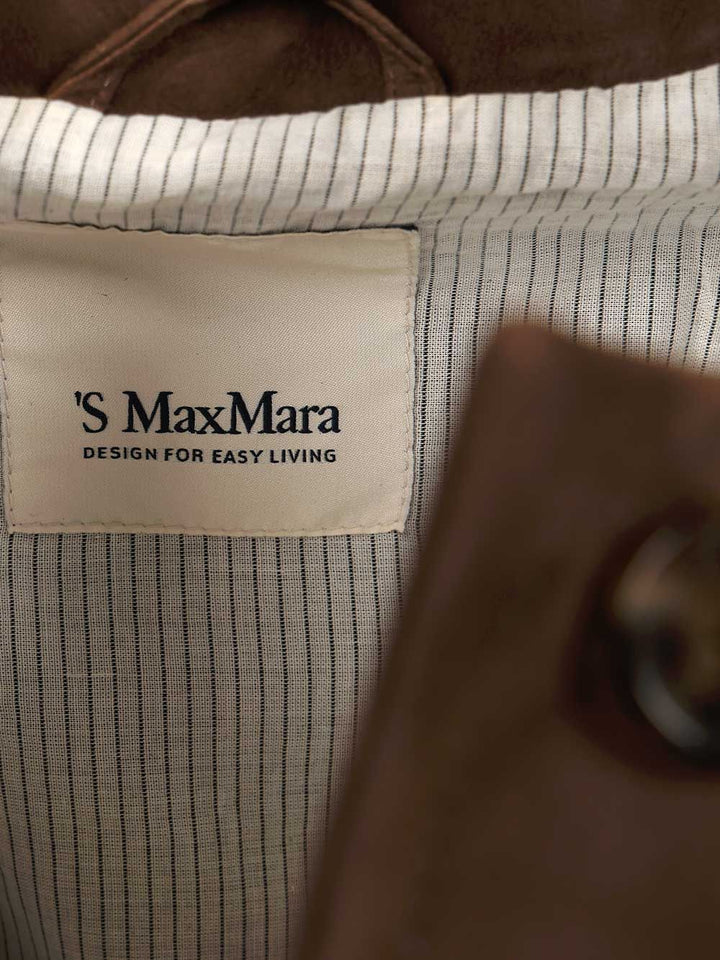 'S Max Mara Suede Jacket Giacche - Marrone | 60ef99be2e36856621659c050c6bacd0b5b5152a