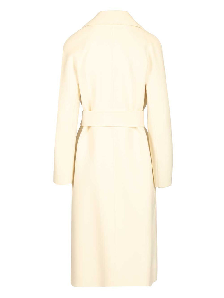Max Mara Studio Dressing Gown Coat Coats - Bianco | 3d6995bc245627d0433152b5af830259992f8456