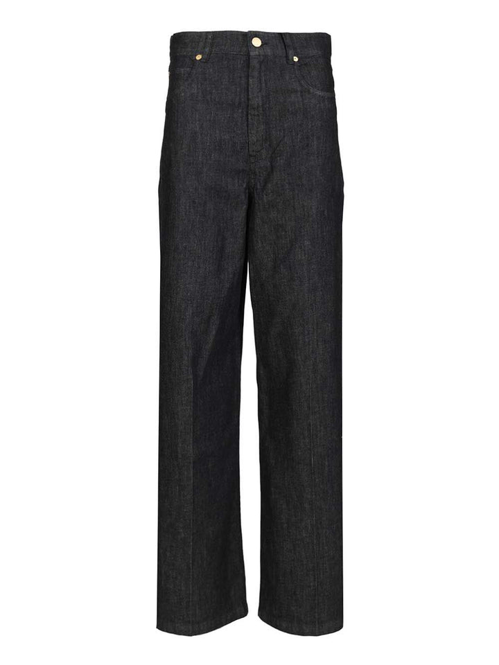 'S Max Mara Lavinia Wide Leg Denim Jeans - Blu | 80d39edfc5e807e30024ac1ae904fcba3a759aa4