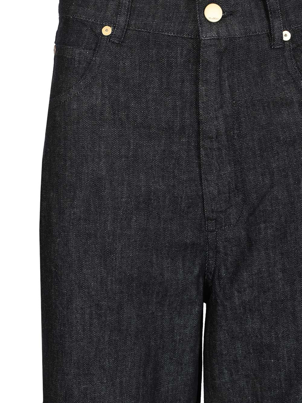 'S Max Mara Lavinia Wide Leg Denim Jeans - Blu | a07237e27ae8522ca6fab1d63d62e1bcc90eff09