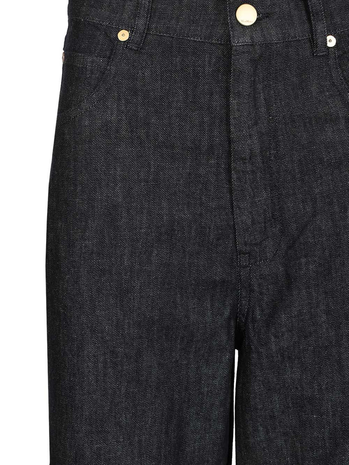 'S Max Mara Lavinia Wide Leg Denim Jeans - Blu | a07237e27ae8522ca6fab1d63d62e1bcc90eff09