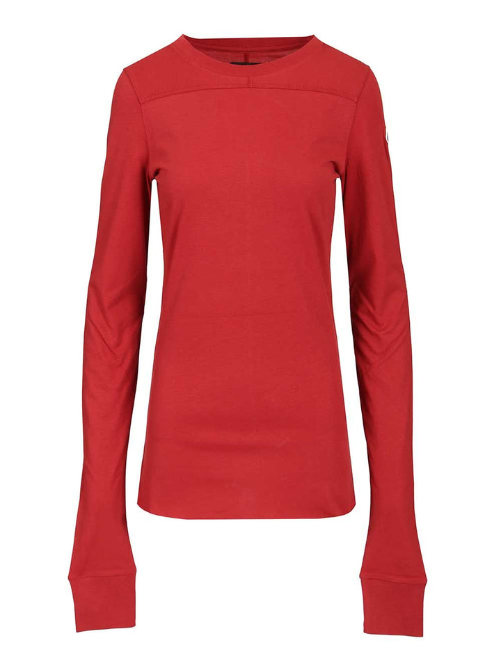 Moncler X Rick Owens Girder T-Shirt - Rosso | b1c13ef4c968cc481cba88f203b0248039ab8d2b